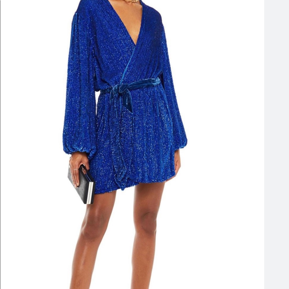 Retrofete Sequin Robe Dress
